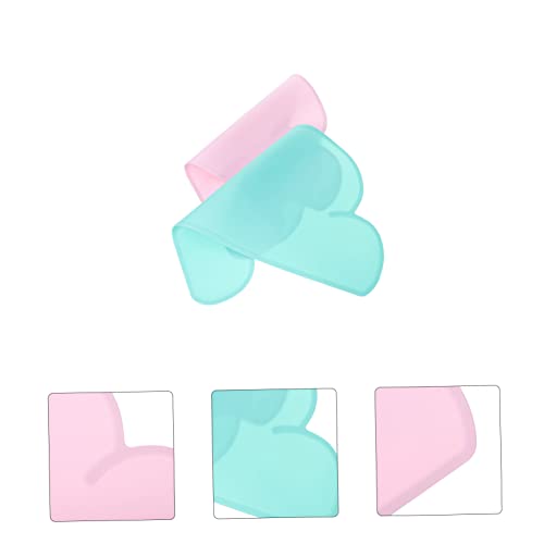 KESYOO 2pcs Heat Resistant Cloud Shaped Silicone Pet Food Mats Non Slip Wear Resistant Dog Cat Feeding Cushions Floor Protectors