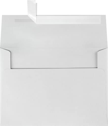 LUXPaper A7 Invitation Envelopes | Peel & Press | 5 1/4" x 7 1/4" | Gray | 80lb. Text | 100% Cotton | 50 Qty - color: Gray - 100% Cotton, size: 50 Qty.