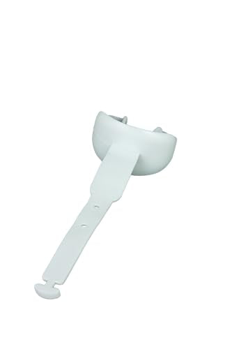 DAMAGE CONTROL Pacifier Football Mouth Guard – Permanent Strap – White | Youth Football Mouthpiece, No Boiling, Breathable Design, Protects Lips & Teeth, Works with Braces - color: White