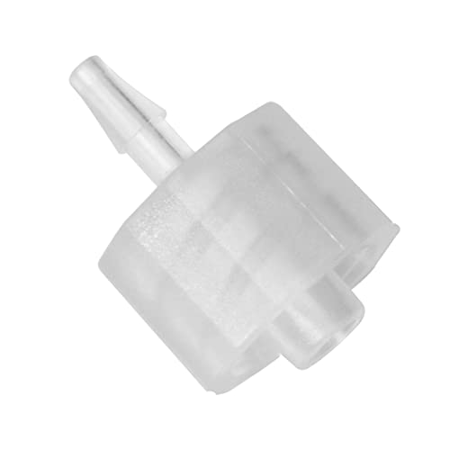 MEETOOT 10pcs Male Luer Lock 1/16" PP Hose Barb Adapter for Laboratory Biochemical/Analytical Instruments, Food Machinery and Aquarium Equipment - size: 1/16Inch