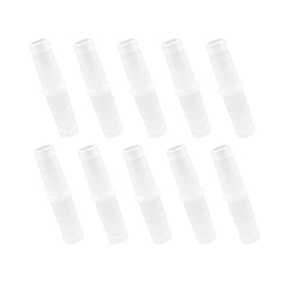 Plastic Hose Barb 5/16" Barbed Connectors Joint Splicer Mender Adapter for Aquarium Liquid Air (Pack of 10) - size: 5/16"