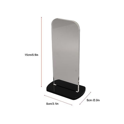 Fdit 2Pcs Acrylic Boxing Glove Stand, Vertical Boxing Glove Display Stand Baseball Glove Display Stand Acrylic Gloves Holder (Black)