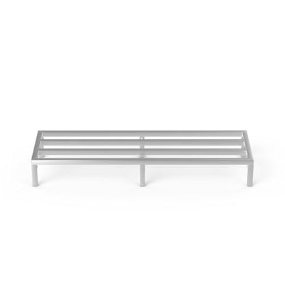 60" Long x 20" Wide | Height: 8" Off The Floor Aluminum Dunnage Rack | Storage in Restaurant, Kitchens and Garages and More! - size: 60" Long x 20" Wide | Height: 8" Off The Floor