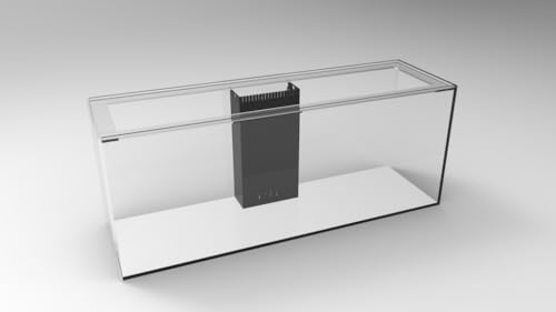 112Gallon SC Aquariums w/Center Overflow 60x18x24 H 12mm - size: 112Gal 60x18x24"