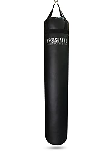 6ft Tall 150lb Muay Thai Kickboxing Boxing MMA Heavy Bag UNFILLED - Made in USA - color: Black