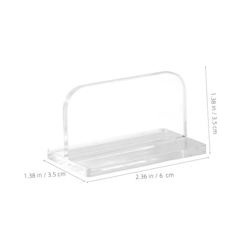 Abaodam 4Pcs Acrylic Replacement Handles for Aquariums Lid Easy Adhesive Fish Tank Cover Parts Durable and Transparent Simple Installation No Drilling Required