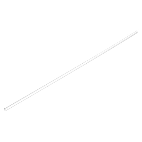 uxcell Clear Rigid Tubing 3mm(1/8") ID x 5mm(3/16") OD x 1Ft Length Round Plastic Polycarbonate Tube - size: 3mmx5mm