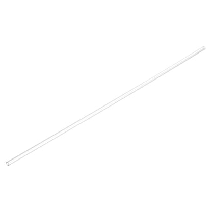 uxcell Clear Rigid Tubing 3mm(1/8") ID x 5mm(3/16") OD x 1Ft Length Round Plastic Polycarbonate Tube - size: 3mmx5mm