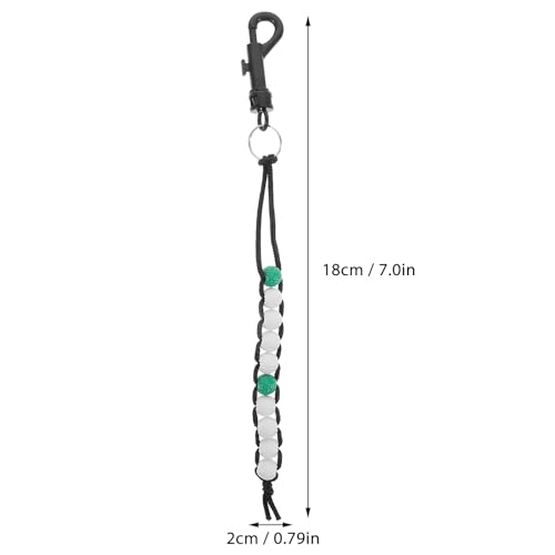 Abaodam Golf Beads Score Counter with Clip Portable Golf Stroke Counter for Men and Women Adjustable Scoring Tool for Course and Referee Use