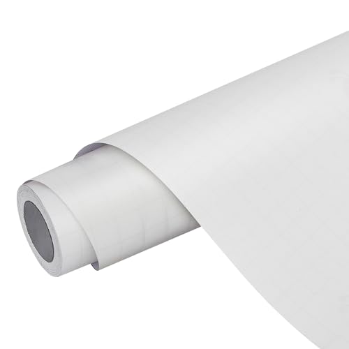 Ant 12inch x 30ft Frosted Matte Etched Adhesive Vinyl All-Weather Fade Proof, Indoor Outdoor Use Bathroom Door Window Covering Decorative Frosting Stickers (12inch x 30ft, White B) - color: Bright White, size: 12inch x 30ft