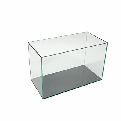 Lifegard Aquatics 15 Gallon Rimless Aquarium, Clear Glass, Ultra Clear Sealant Fish Tank, 5mm Thick with Dense Leveling Mat for Freshwater/Marine, Home or Office Decor (23.22"x11.02"x13.38") - size: 15 Gallons