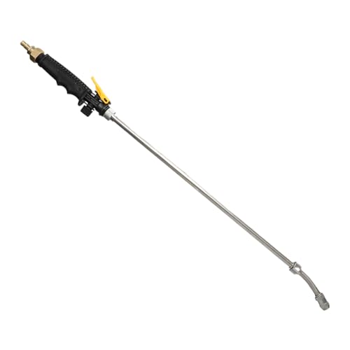 for Stainless Steel Spray Bar for Replacement with 3/8"" Brass Barb, Adjustable Nozzle Watering Wand Garden Hose Backpack Sprayer, Includes Clamps and Tape