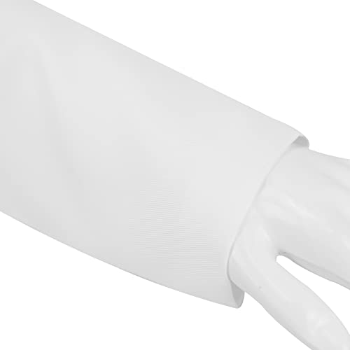 Men's Cassock Robe Church Robe Choir Minister Clergy Pulpit Liturgical 5 colors - color: White, size: Small