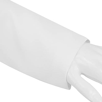 Men's Cassock Robe Church Robe Choir Minister Clergy Pulpit Liturgical 5 colors - color: White, size: Medium