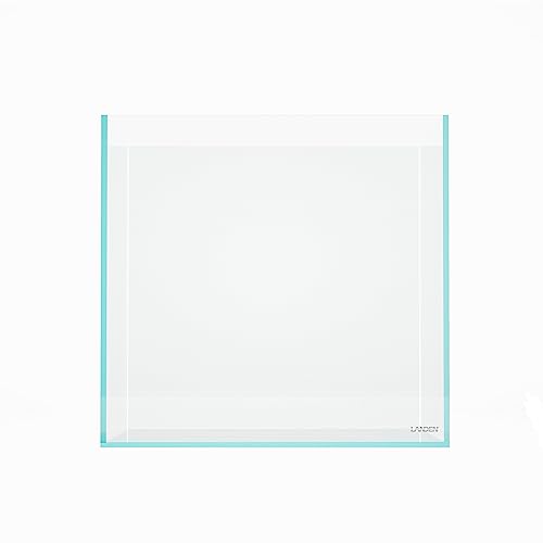 40C Rimless Low-Iron Cube Aquarium, 15.6 Gal, 15.7x15.7x15.7in | 40x40x40cm; aquascaping and fish; 6mm glass - size: 15.6Gal W15.7×D15.7×H15.7 in(40x40x40cm)