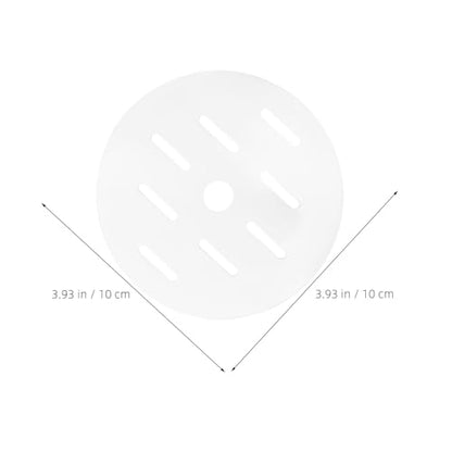 Round Acrylic Fish Tank Lid: 3.94 Inch Ear Aquarium Lid Cover - Transparent Tank Protective Cover - Replacement Accessory for Fish Bowl Terrarium - size: 10.00X10.00X0.30CM