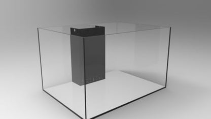 66 Gallon Starfire Rimless Aquariums 32x24x20 10mm Built in Overflow - size: 66Gal 32x24x20" 10mm