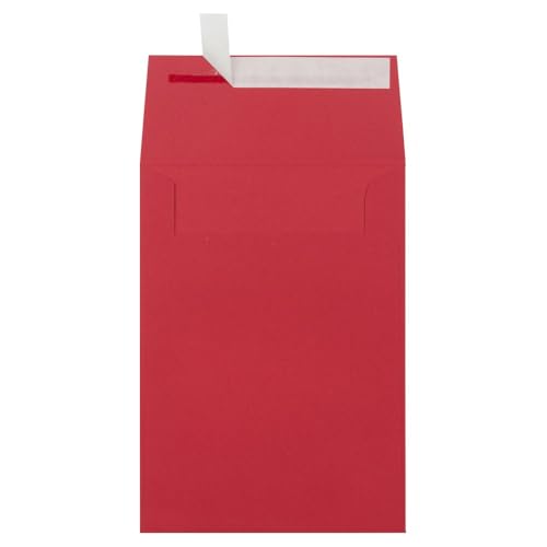 LUXPaper Vertical A7 Invitation Envelopes | 5 1/4" x 7 1/4" | Ruby Red | 80lb. Text | 50 Qty - color: Red