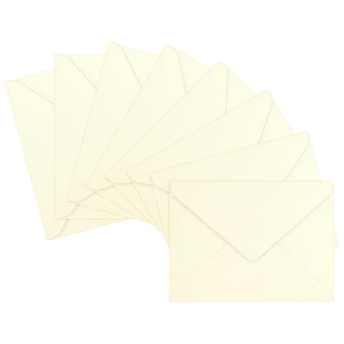 100 Pack 5x7 Ivory Envelopes for Invitations, A7 Self Seal - color: Ivory, size: 5.24x7.24inches(100 Pack)