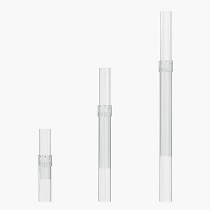 Aquarium Cleaner 2in1 Replacement Pipe Set – Small (Water Depth 7–10.6 in) | Compatible with V1 & V2 | for Water Depth Conversion - size: Small