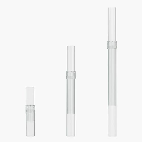 Aquarium Cleaner 2in1 Replacement Pipe Set – Medium (Water Depth 10.6–17.7 in) | Compatible with V1 & V2 | for Changing Cleaner Size - size: Medium