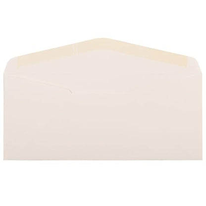 LUXPaper #10 Classic Linen Business Envelopes | 4 1/8" x 9 1/2" | Natural White | 70lb. Text | 50 Qty - color: 70lb. Classic Linen Natural White, size: 50 Qty.