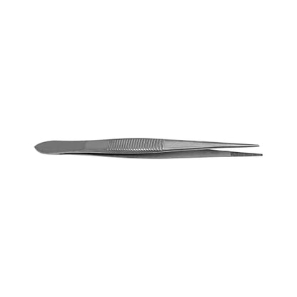 Splinter Forceps - Fine Point - Tweezers Stainless Steel Straight & Curved (Straight 4.50") - size: Straight 4.50"