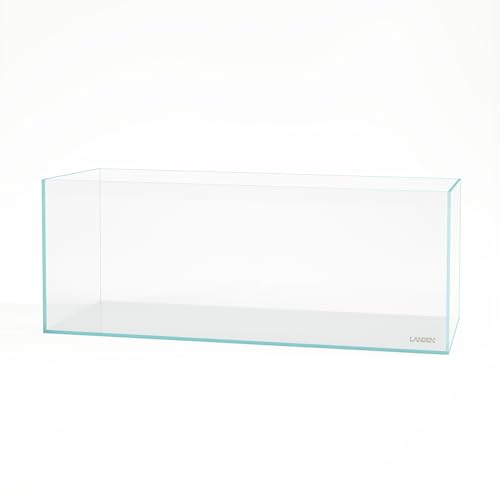 150cm 88.5 Gal Rimless Low Iron Aquarium Large Fish Tank, Bookshelf Aquarium, W59.06×D19.68×H19.68 in (150×50×50cm) 15mm Thickness with Black Nano Foam Leveling mat Included - size: 88.5Gal W59.1×D19.7×H19.7 in (150×50×50 cm)