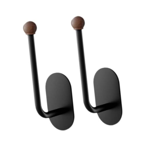 2 Pieces Boxing Glove Wall Hook Display Rack Punching Dryer Stand Carbon Steel Construction Easy to Install Suitable for Training Room Home Gym B - color: Black