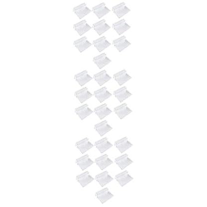 BESPORTBLE 30pcs Acrylic Fish Tank Cover Support Bracket Transparent Aquarium Holder for Open Tanks Turtles and Pets Easy Installation Heat Preservation Safe for