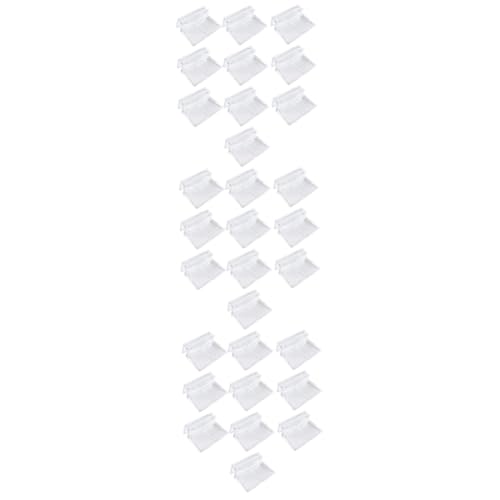 BESPORTBLE 30pcs Acrylic Fish Tank Cover Support Bracket Transparent Aquarium Holder for Open Tanks Turtles and Pets Easy Installation Heat Preservation Safe for