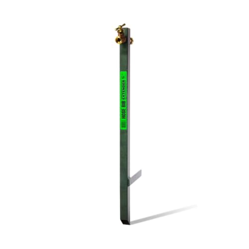 Yard Butler Garden Hose Bib Extender, Rust-Resistant, IHBE-6 | Durable Garden Hose Bib Extender, Keeps Hose Elevated, Rust-Resistant, Anti-Kink Design, Easy Installation - size: Extender