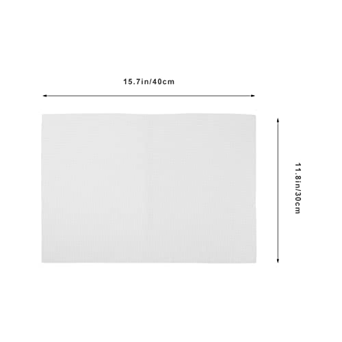 POPETPOP Reptile Aquarium Mat Thickened Non- Fish Tank Bottom Pad Cushioning Mat for Heat Absorption and Reduction for Home Aquariums - color: White