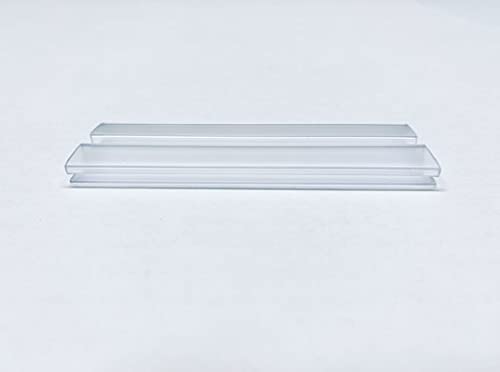 Heavy Duty Piano Hinge 3/16" (4.5mm) or 1/8" (3mm) 6 inch, 1 Piece - Durable PVC Plastic Hinges, Secure Plexiglass Connectors, Easy Assembly Golf Cart Windshield Hinge, Drum Shield, Acrylic Hinges - color: Fits 1/8" - 3/16" (3mm-4.5mm) Thick material, siz