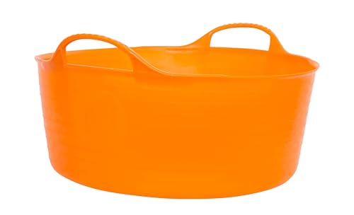 TubTrug SP15O Shallow Orange Flex Tub, 15 Liter - color: Orange, size: 15 L