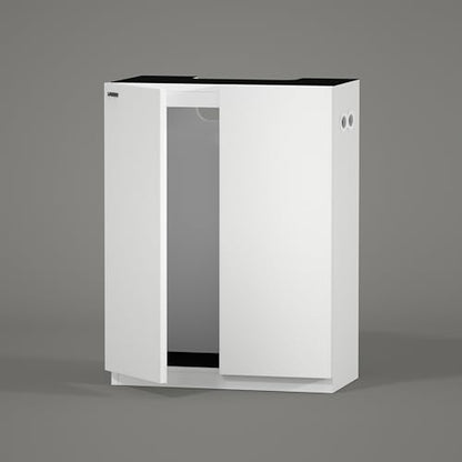 Aquarium Wooden Stand and Cabinet for up to 16 Gal Tank, Fish Reptile Sea Salt WaterTank Stand, Nano Foam Leveling Mat Included, W23.6xD11.8xH31.5 in, Wooden Matte White Painted(Stand Only) - color: White, size: W23.6xD11.8xH31.5in(60x30x80cm)