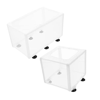 balacoo 2pcs Isolation Box for Fish Breeding Mesh Incubation Box Cups for Tanks for Juvenile and Sick Fish Separation
