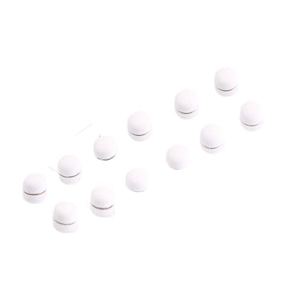 12pcs Magnetic Buttons For Clothing,hijab Magnetic Pins Multi-Purpose Pinless Fasteners For Muslim Wedding Gift Women - color: B-white