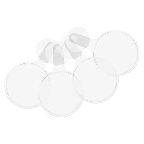 4pcs Acrylic Fish Tank Glass Cup for Close-up Viewing of Betta Fish Landscapes Ants Spiders and Plants Easy Installation and Observation Tool