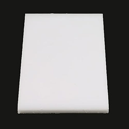 1pcs White Cutting Board Rubber Mallet Mat, Leather Craft Tools for Cutting Punching Stamp Pad Plastic Pad(140x120x15) - size: 140x120x15