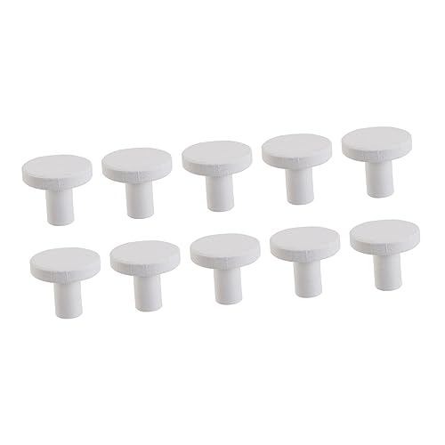 BESPORTBLE 10pcs Ceramic Breeding Base Plugs Coral Base Aquarium Plants Decor Supports
