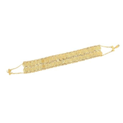 Small Cute Gold Plated Islamic Muslim Arab Money Coins Bracelet for Women Jewelry Bangle - style: Style B
