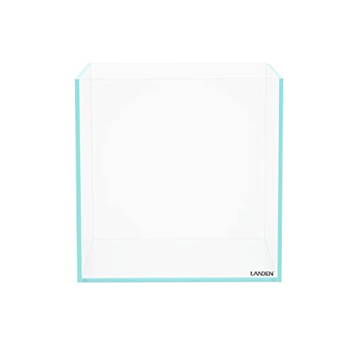 25C Rimless Low-Iron Cube Aquarium, 3.7 Gal, 9.8x9.8x9.8in | 25x25x25cm; shrimp, betta and nano; 5mm glass - size: 3.7Gal W9.84×D9.84×H9.84 in(25x25x25cm)