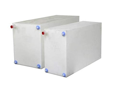 Fresh and Gray Water Holding Tank | Combo Pack | RV Water Holding Tanks | Camper Water Holding Tanks - BPA Free (21 Gallon & 30 Gallon) - size: 21 Gallon & 30 Gallon