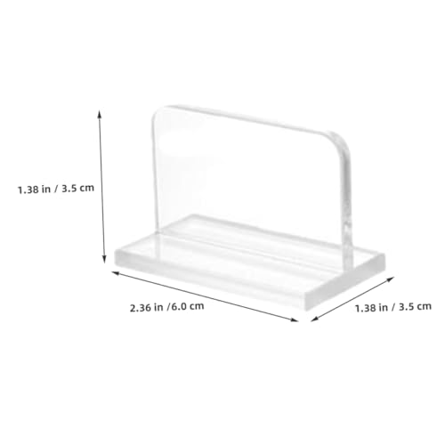 Garneck 6pcs Acrylic Fish Tank Lid Handles Easy to Install Heavy-Duty Support for Aquarium Covers Grip Design for Safe Use Replacement for Fish Tank Lids