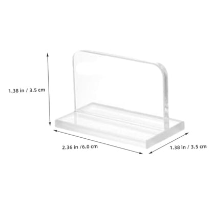 Garneck 6pcs Acrylic Fish Tank Lid Handles Easy to Install Heavy-Duty Support for Aquarium Covers Grip Design for Safe Use Replacement for Fish Tank Lids