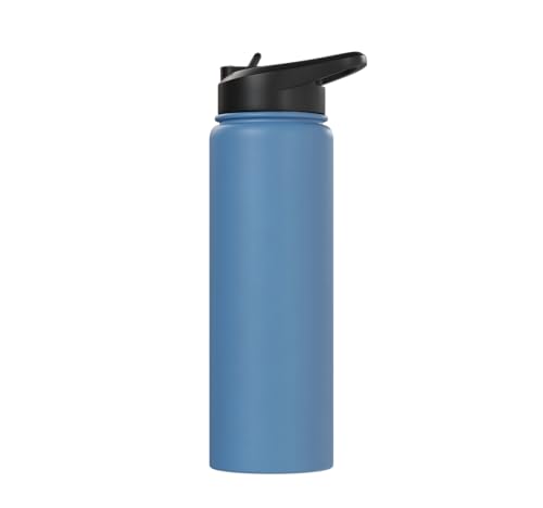 3 Minutes Is A Long Time Boxing Round Timer Training - Stainless Steel Insulated Water Bottle - color: Light Blue