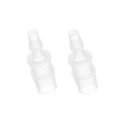 PATIKIL 1/2" x 1/4" Plastic Hose Barb Fitting, 2 Pcs Thru-Bulk Pipe Connectors Barbed Splicer Mender Joint Adapter Union for Aquarium Fuel Gas Liquid Air - size: 1/2" x 1/4"