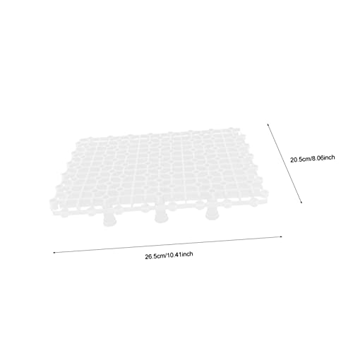 ibasenice 1set Bottom Plate for Fish Tank Aquarium Isolation Net Divider Water Permeable Splicing Board for Breeding and Separation