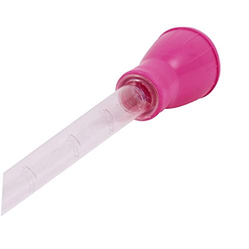 BESPORTBLE Fish Tank Suction Device 2pcs 30ml Manual Clean Pipette Aquarium Cleaning Tool Gravel Aquarium Water Clarifier - color: Pink